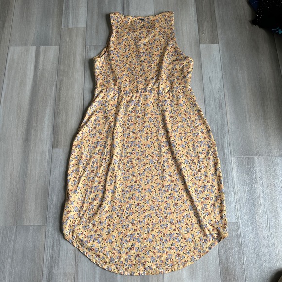 Prana Emerald‎ Lake Dress Womens XS Birch Petals Floral Gorpcore Outdoor Sporty - Picture 4 of 9